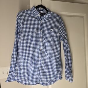 Vineyard Vines Slim Fit Tucker Shirt Blue Checkers